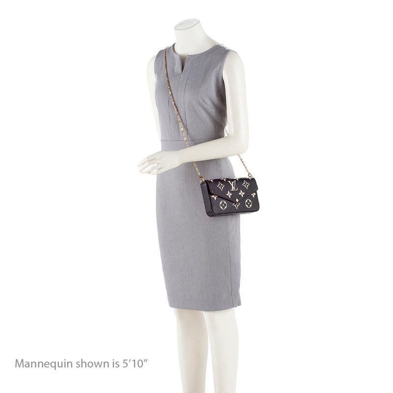 Louis Vuitton Giant Monogram Empreinte Felicie Pochette (SHF-52Z5ty) - Image 2