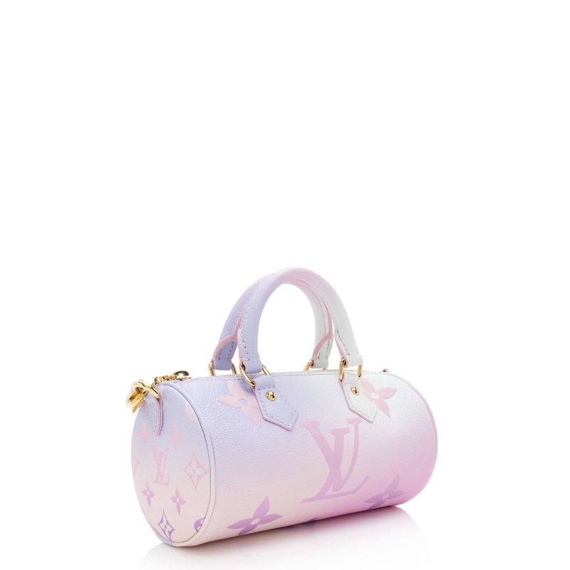 Louis Vuitton Giant Monogram Empreinte Leather Spring In The City Papillon BB Satchel (SHF-V2PmwM)