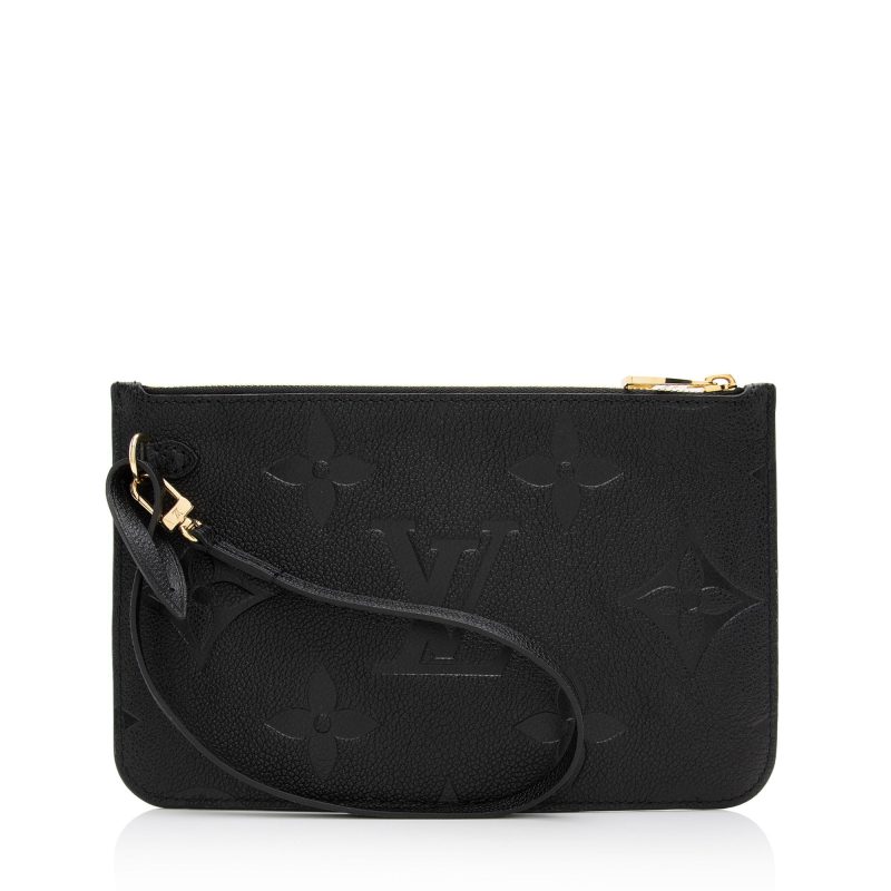 Louis Vuitton Giant Monogram Empreinte Neverfull MM Pochette (SHF-nVmtJ1) - Image 2