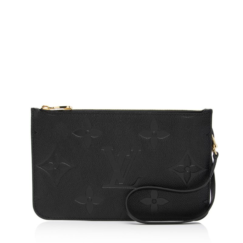 Louis Vuitton Giant Monogram Empreinte Neverfull MM Pochette (SHF-nVmtJ1) - Image 10