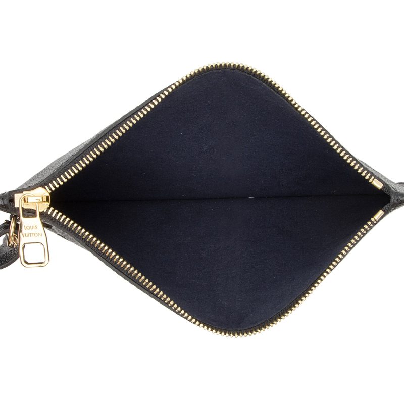 Louis Vuitton Giant Monogram Empreinte Neverfull MM Pochette (SHF-nVmtJ1) - Image 3