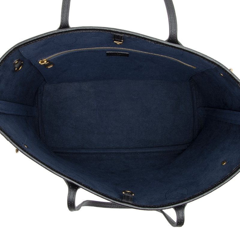 Louis Vuitton Giant Monogram Empreinte Neverfull MM Tote (SHF-eOjQfw) - Image 5