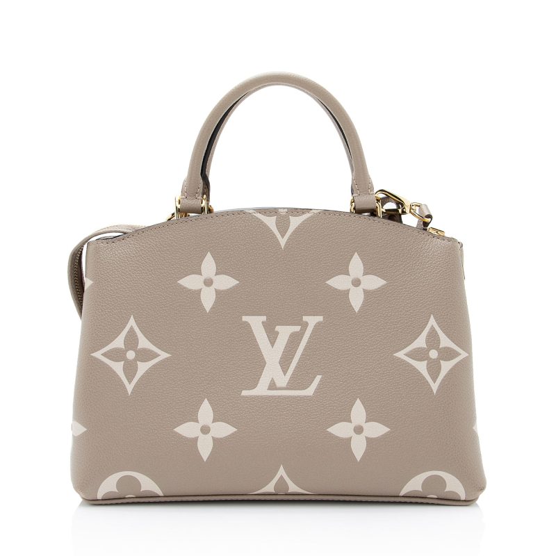 Louis Vuitton Giant Monogram Empreinte Petit Palais Tote (SHF-m6bSpe) - Image 2