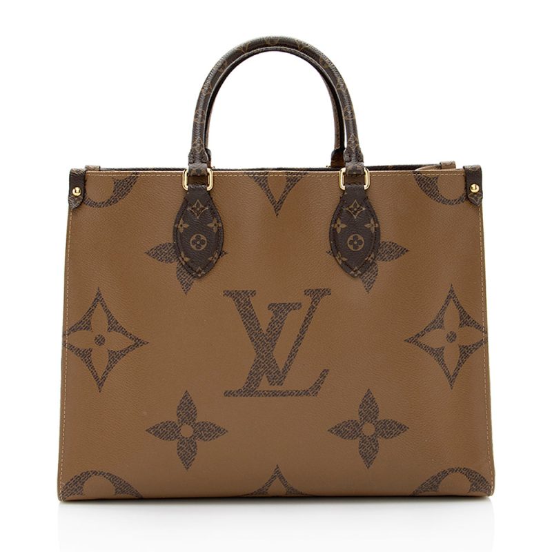 Louis Vuitton Giant Monogram Onthego MM Tote (SHF-20188) - Image 2