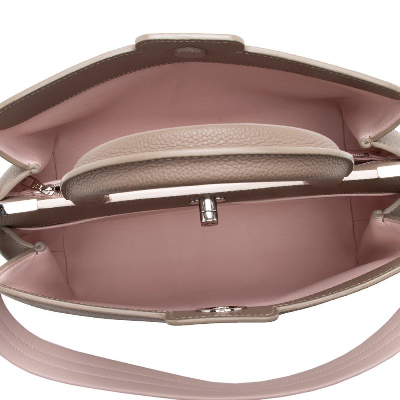Louis Vuitton Leather Astrid Top Handle Satchel (SHF-16824) - Image 6