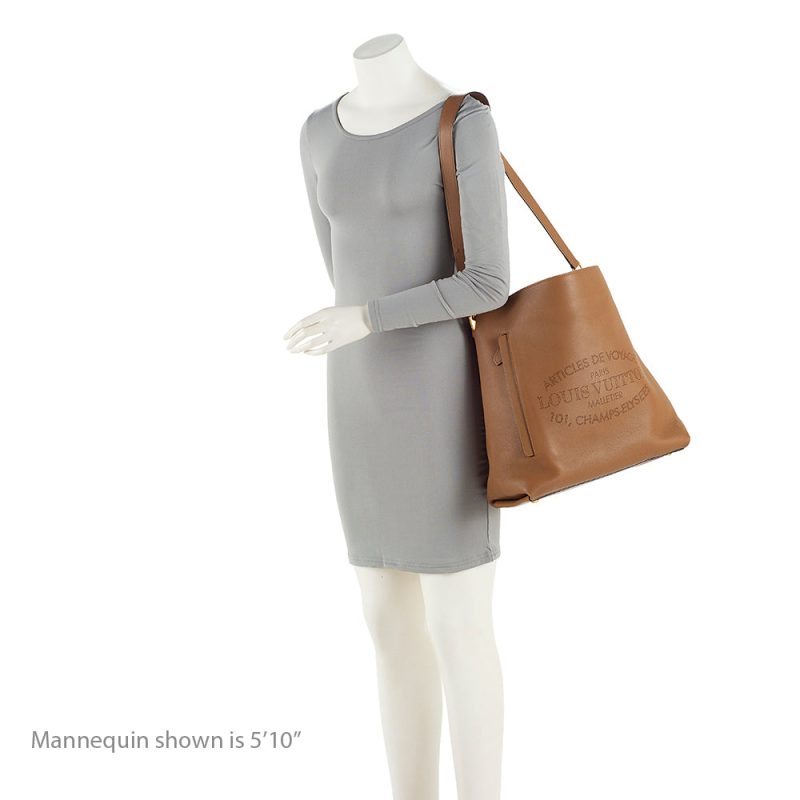 Louis Vuitton Leather Noisette Parnassea Bagatelle Shoulder Bag (SHF-20732) - Image 4