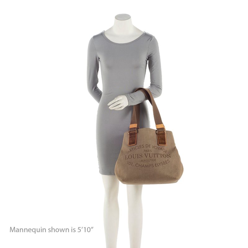 Louis Vuitton Limited Edition Canvas Beach Cabas PM Tote (SHF-21504) - Image 4