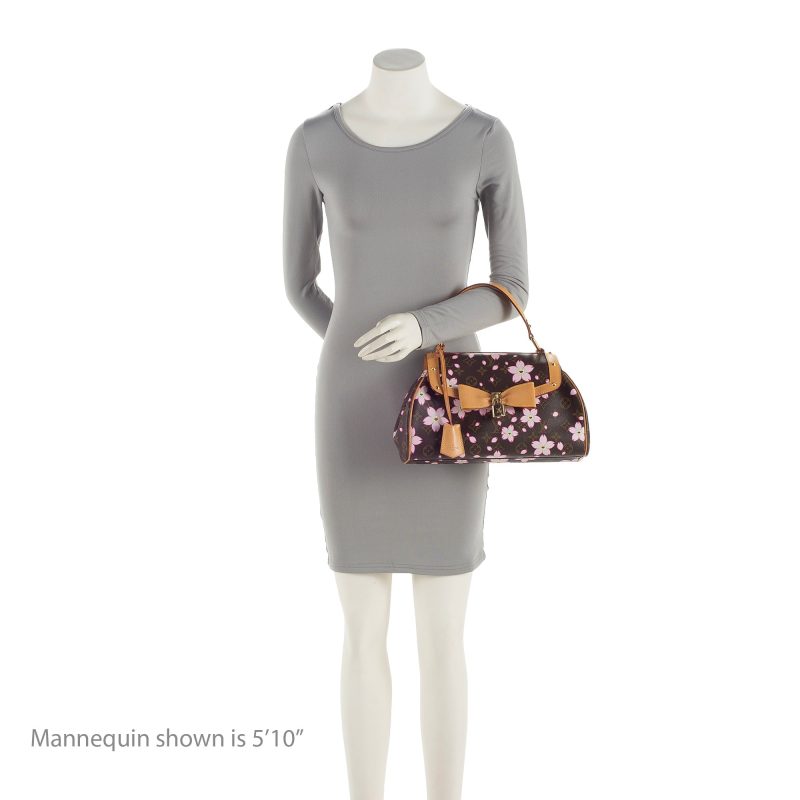 Louis Vuitton Limited Edition Cherry Blossom Sac Retro Satchel (SHF-22743) - Image 4