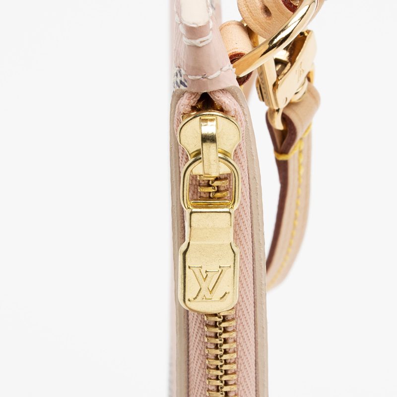 Louis Vuitton Limited Edition Damier Azur Tahitienne Neverfull MM Pochette (SHF-qUgHbq) - Image 7