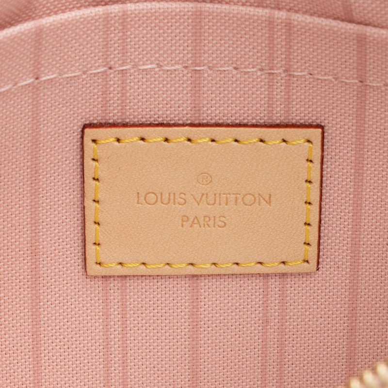 Louis Vuitton Limited Edition Damier Azur Tahitienne Neverfull MM Pochette (SHF-qUgHbq) - Image 6