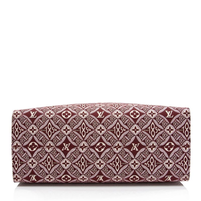 Louis Vuitton Limited Edition Jacquard Since 1854 Onthego GM Tote (SHF-8Ps372) - Image 3