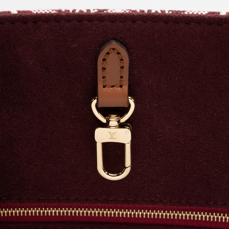 Louis Vuitton Limited Edition Jacquard Since 1854 Onthego GM Tote (SHF-8Ps372) - Image 8