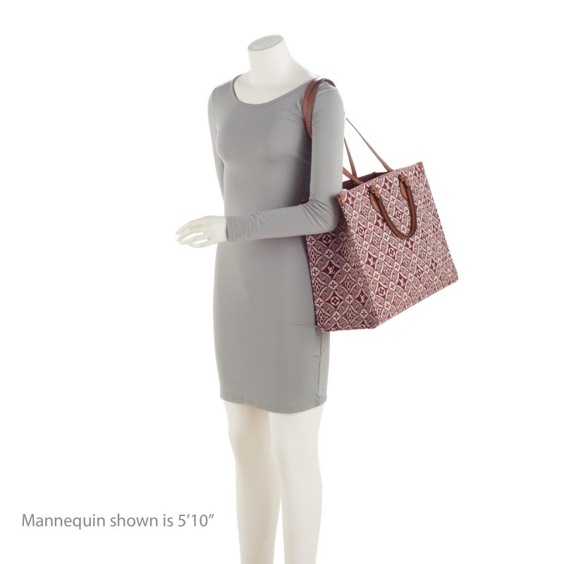 Louis Vuitton Limited Edition Jacquard Since 1854 Onthego GM Tote (SHF-8Ps372) - Image 4