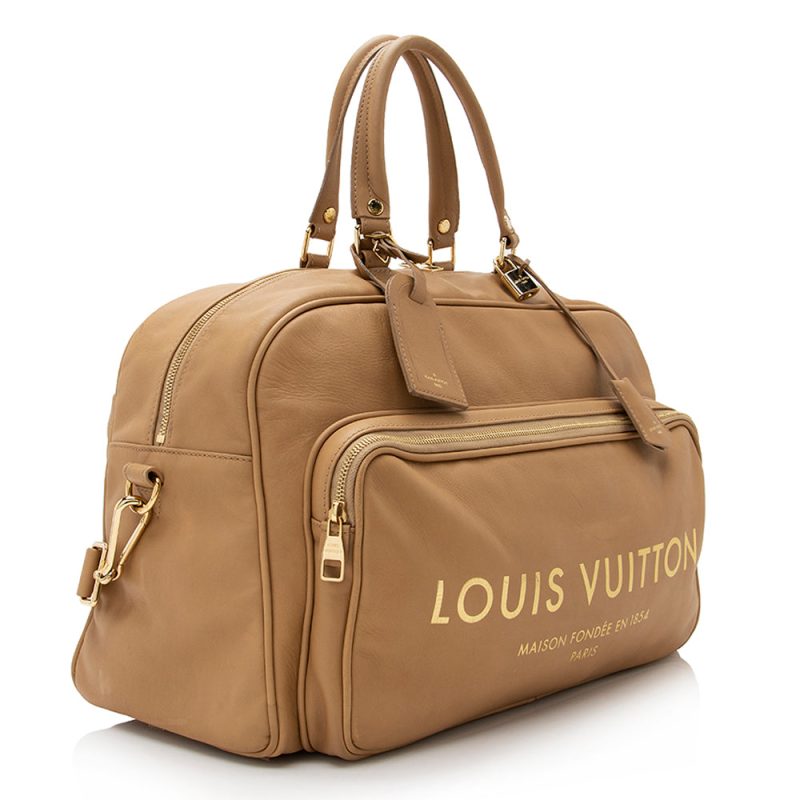 Louis Vuitton Limited Edition Leather Flight Paname Jetlag Weekender (SHF-21367)