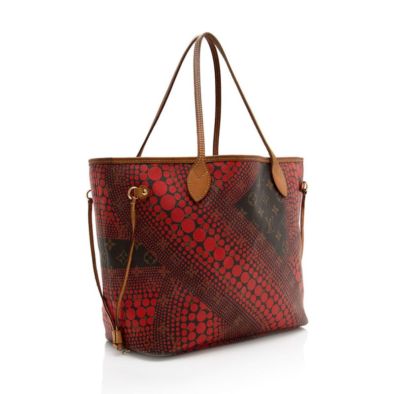 Louis Vuitton Limited Edition Monogram Canvas Kusama Waves MM Neverfull - FINAL SALE (SHF-18393)