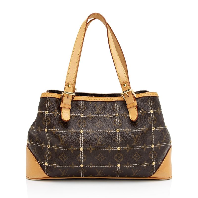 Louis Vuitton Limited Edition Monogram Canvas Riveting Satchel (SHF-mL6nuz) - Image 2