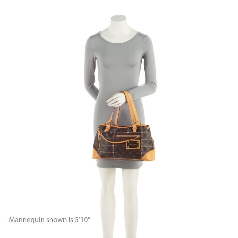 Louis Vuitton Limited Edition Monogram Canvas Riveting Satchel (SHF-mL6nuz) - Image 4