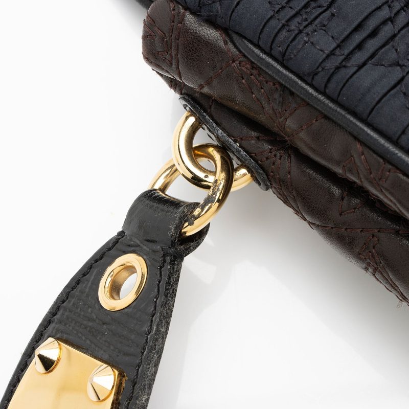 Louis Vuitton Limited Edition Monogram Satin Leather Coquette Pochette Clutch (SHF-jITFo4) - Image 9