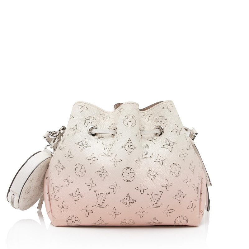 Louis Vuitton Mahina Leather Bella Medium Bucket Bag (SHF-vWLGtP) - Image 2