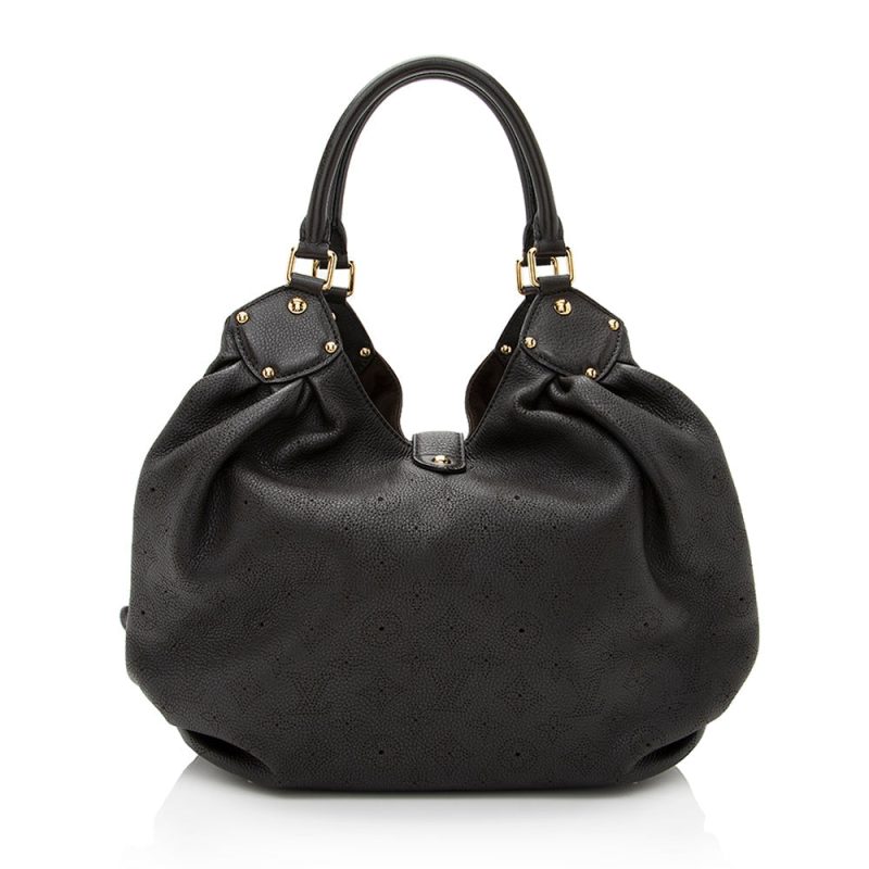 Louis Vuitton Mahina Leather L Hobo (SHF-21768) - Image 2