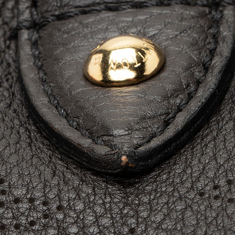 Louis Vuitton Mahina Leather L Hobo (SHF-21768) - Image 9