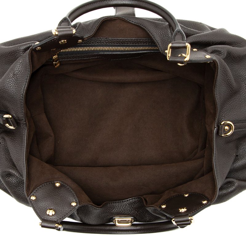 Louis Vuitton Mahina Leather L Hobo (SHF-21768) - Image 6