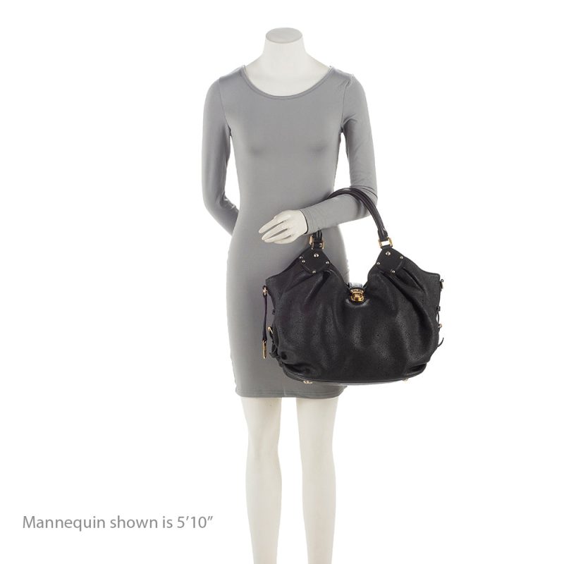 Louis Vuitton Mahina Leather L Hobo (SHF-21768) - Image 4