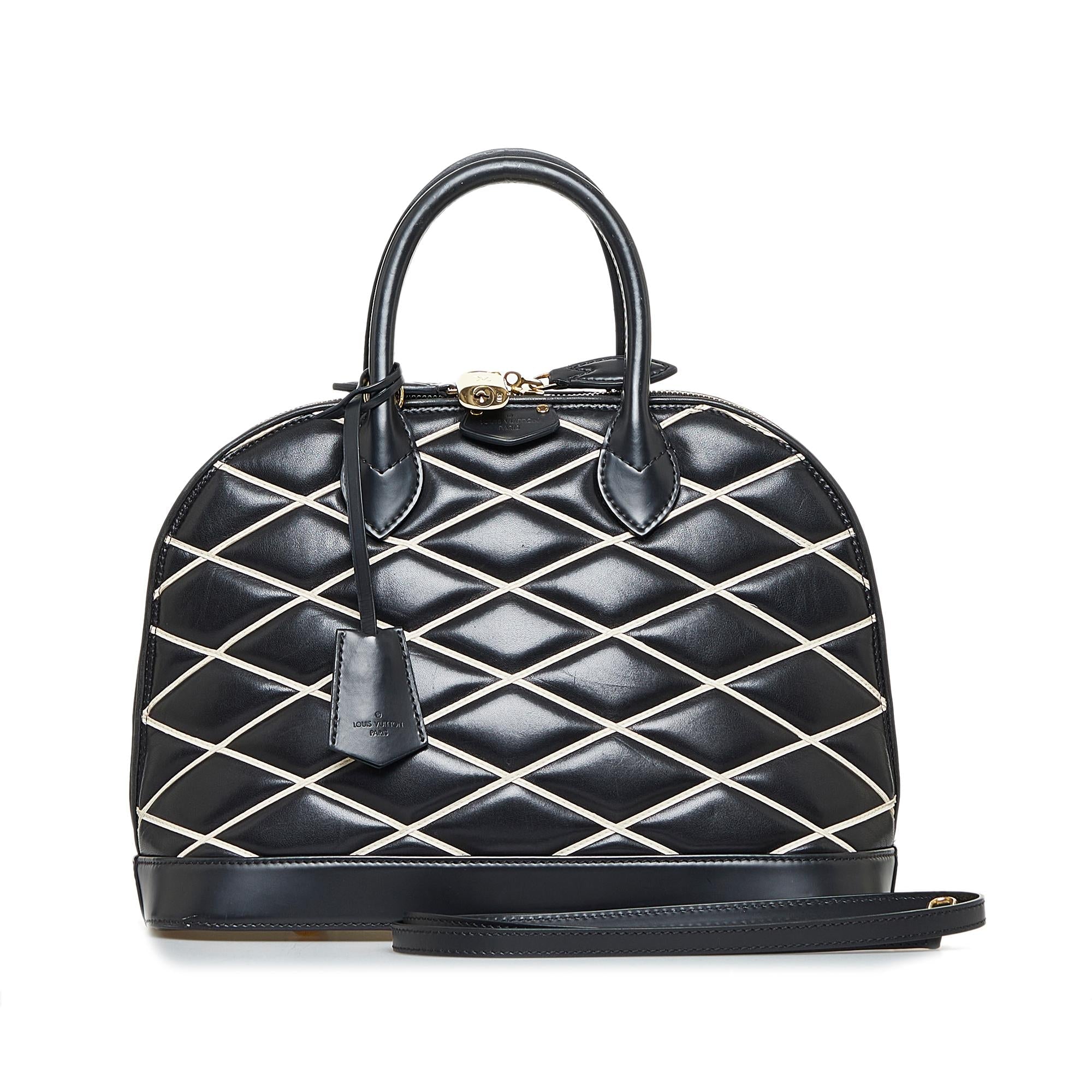 Louis Vuitton Malletage Alma PM (SHG-tXmyC1) - Image 4