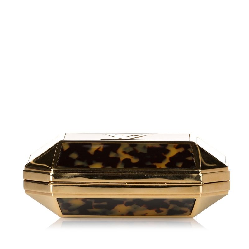 Louis Vuitton Minaudiere Bijou Tortoise Shell Clutch (SHG-35325) - Image 3