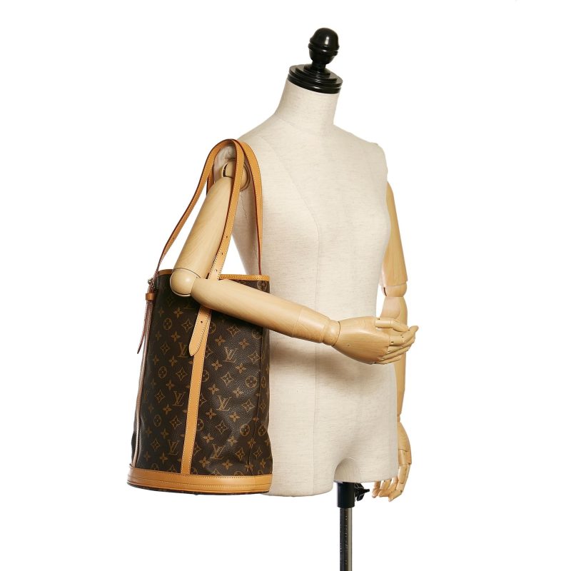 Louis Vuitton Monogram Bucket GM (SHG-34501) - Image 4