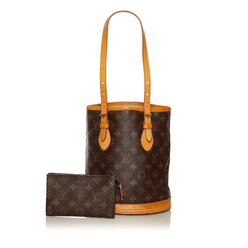 Louis Vuitton Monogram Bucket PM (SHG-34404) - Image 4