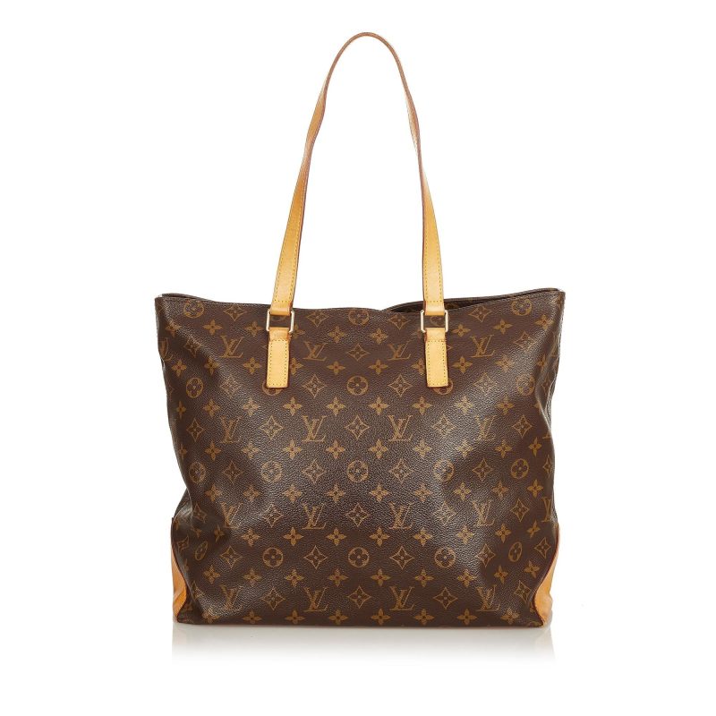 Louis Vuitton Monogram Cabas Mezzo (SHG-33875) - Image 2