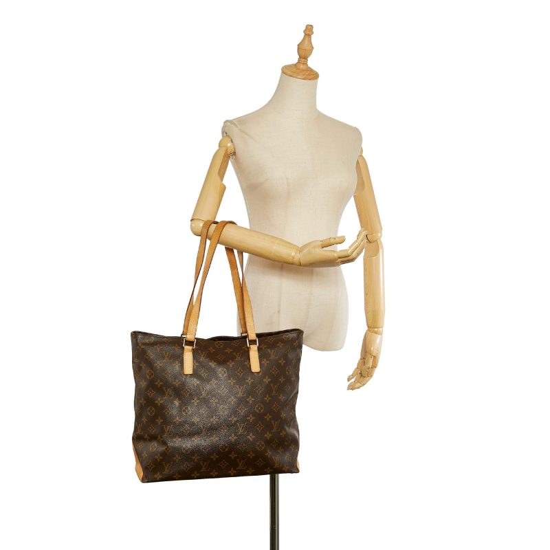 Louis Vuitton Monogram Cabas Mezzo (SHG-33875) - Image 4