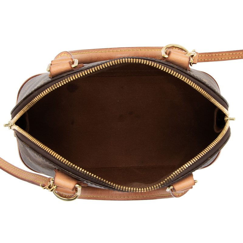 Louis Vuitton Monogram Canvas Alma BB Satchel (SHF-590H2j) - Image 6