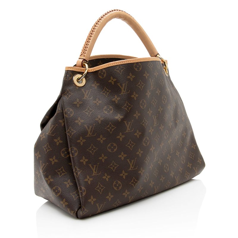 Louis Vuitton Monogram Canvas Artsy MM Shoulder Bag (SHF-21861)
