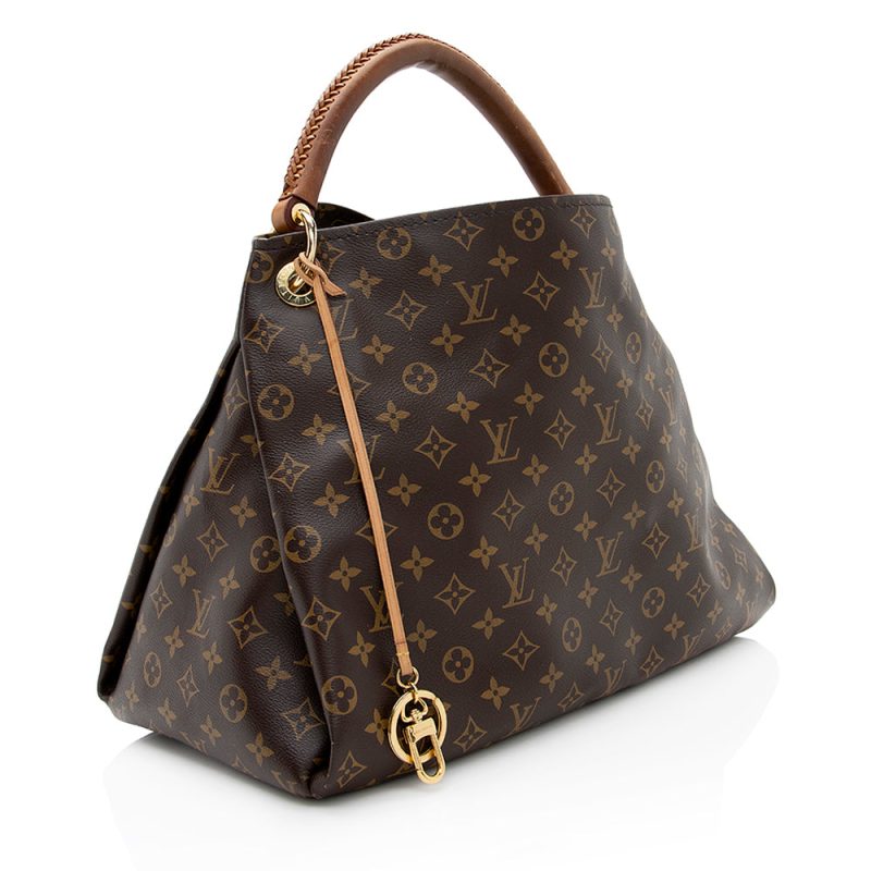 Louis Vuitton Monogram Canvas Artsy MM Shoulder Bag (SHF-21914)