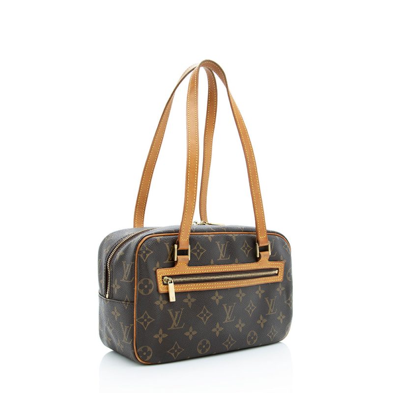 Louis Vuitton Monogram Canvas Cite MM Shoulder Bag (SHF-18901)