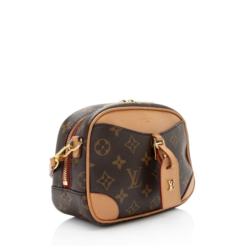 Louis Vuitton Monogram Canvas Deauville Mini Shoulder Bag (SHF-Y7tl7f)