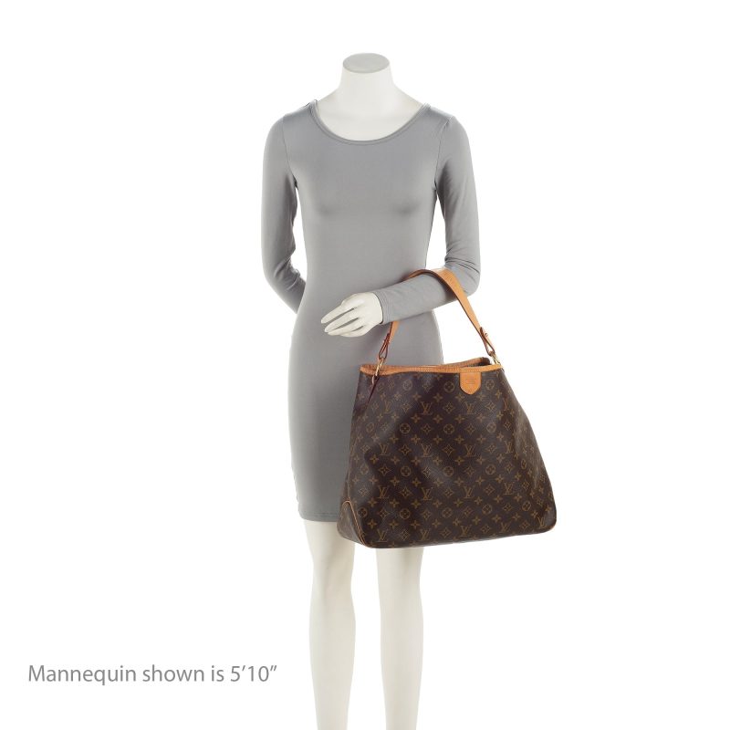 Louis Vuitton Monogram Canvas Delightful MM Shoulder Bag (SHF-23428) - Image 4