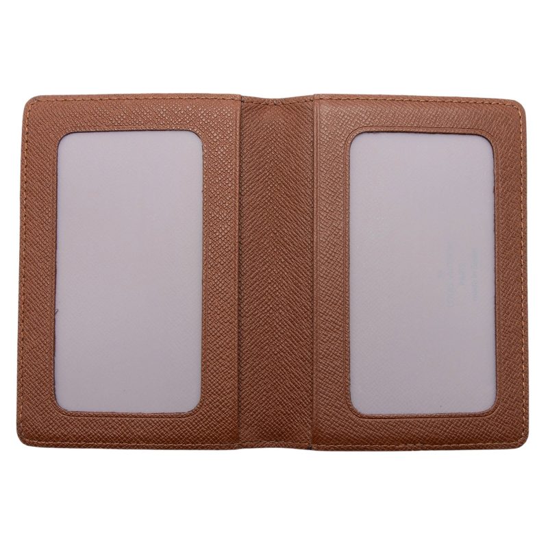 Louis Vuitton Monogram Canvas Porte 2 Vertical Card Holder (SHF-njByOR) - Image 4