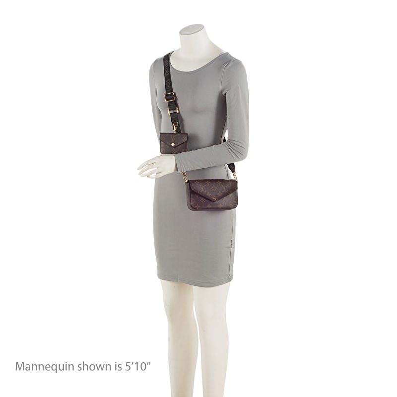 Louis Vuitton Monogram Canvas Felicie Strap & Go Crossbody Bag (SHF-LRQxmR) - Image 4
