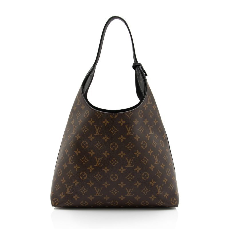Louis Vuitton Monogram Canvas Flower Hobo (SHF-3DsKdp) - Image 2