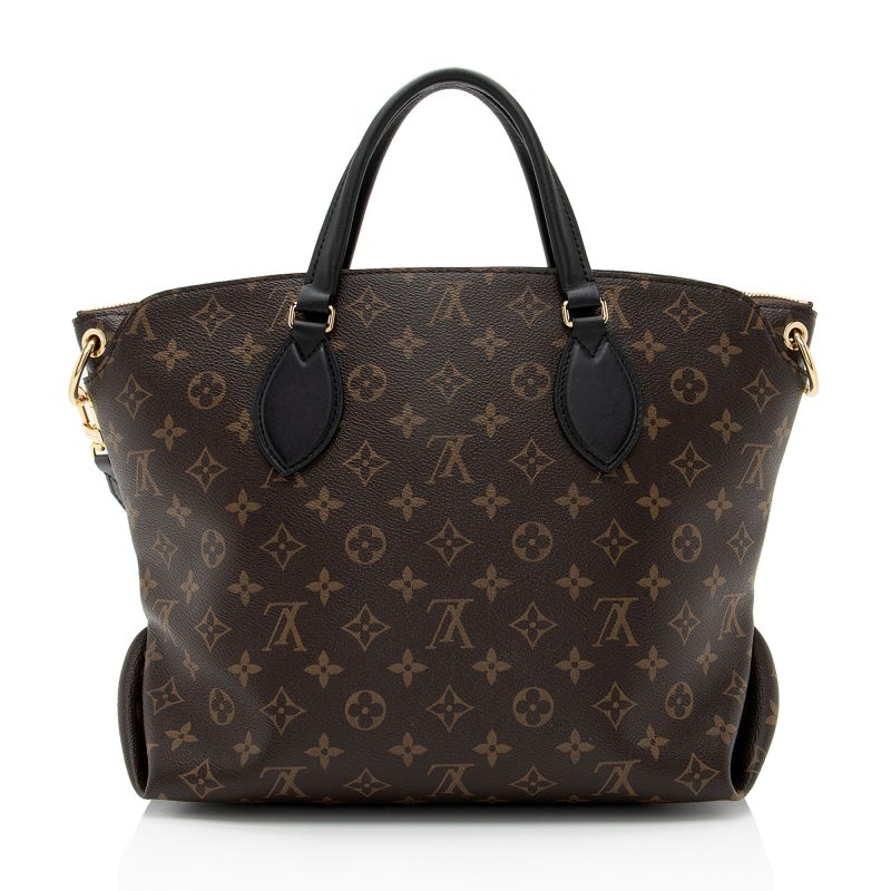 Louis Vuitton Monogram Canvas Flower MM Zip Tote (SHF-9JBTnX) - Image 2