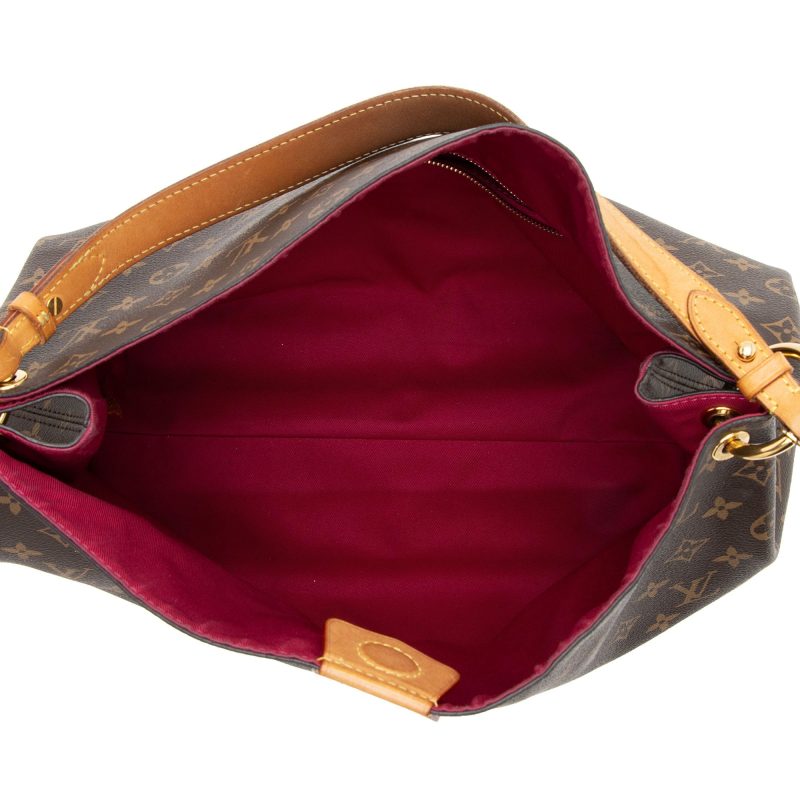 Louis Vuitton Monogram Canvas Graceful MM Hobo (SHF-dAqT5n) - Image 6