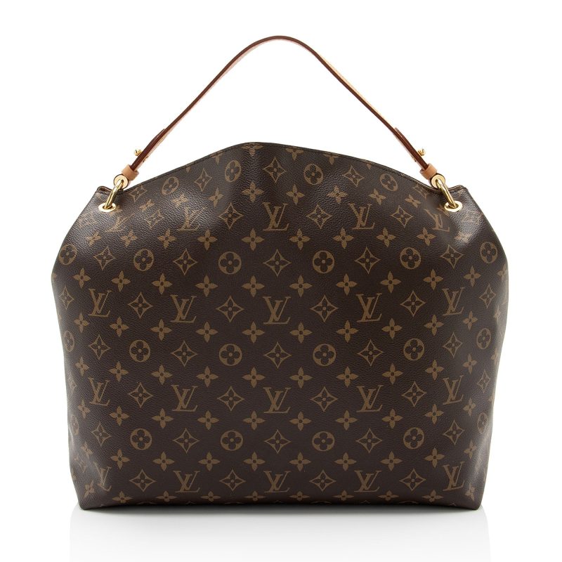 Louis Vuitton Monogram Canvas Graceful MM Hobo (SHF-ovfcpu) - Image 2
