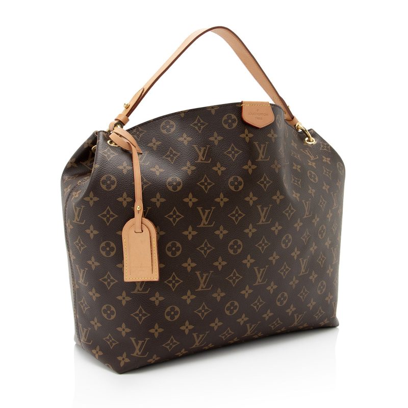 Louis Vuitton Monogram Canvas Graceful MM Hobo (SHF-ovfcpu)