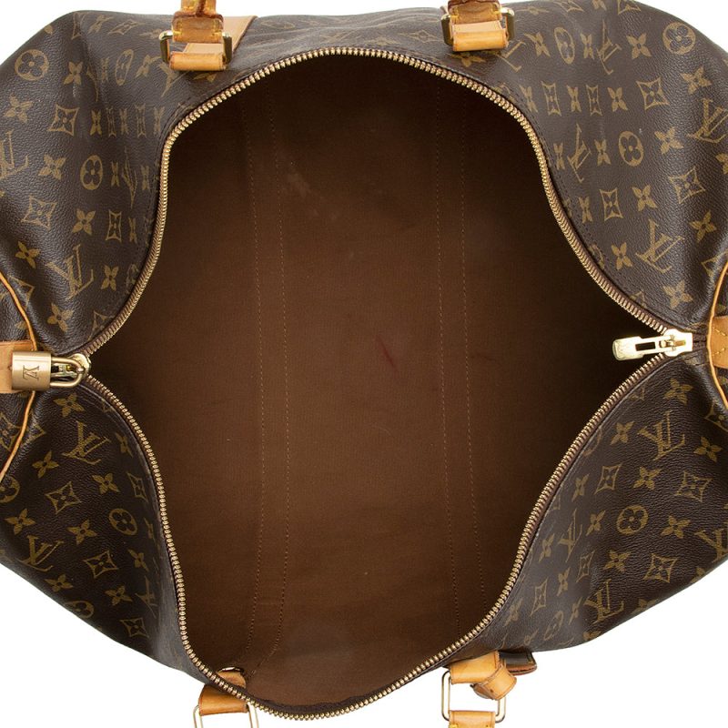 Louis Vuitton Monogram Canvas Keepall 55 Duffle Bag (SHF-22928) - Image 6