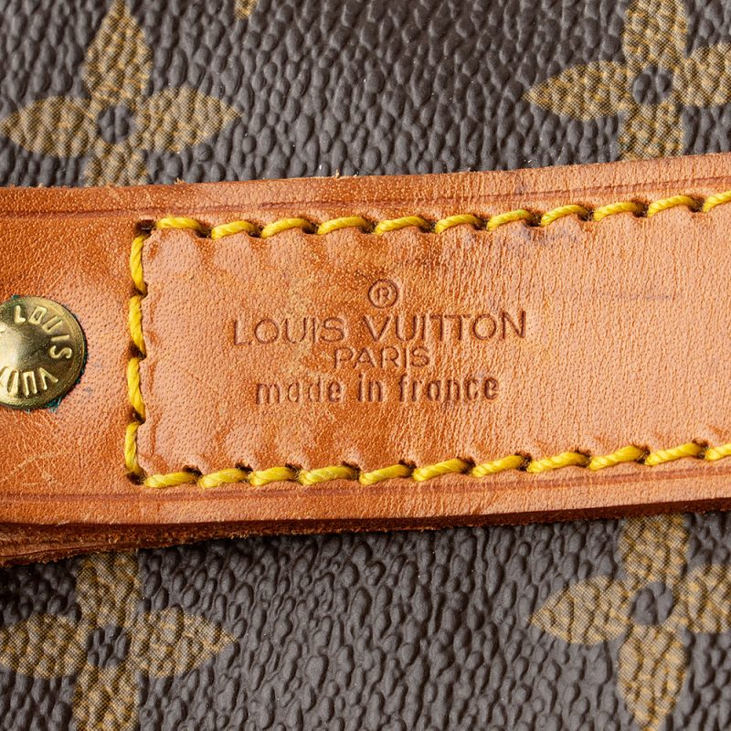 Louis Vuitton Vintage Monogram Canvas Keepall Bandouliere 45 Duffel Bag (SHF-20812) - Image 7