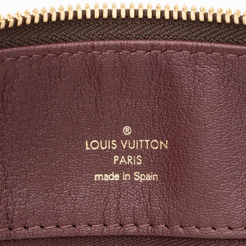 Louis Vuitton Monogram Canvas Lockit MM Satchel (SHF-LQ4Mlq) - Image 5