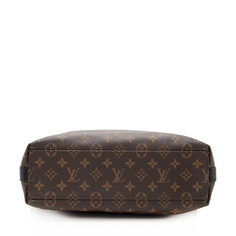 Louis Vuitton Monogram Canvas Macassar Kitan Tote (SHF-20598) - Image 3